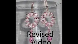 Crystal Wreath Earrings Beading Video Tutorial by Ezeebeady