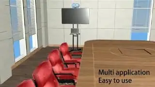 (Updated) Suptek Mobile TV Stand Mount Installation Video (ML5073)