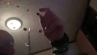 me unboxing Mr clean disposable gloves and untagging necklaces and bracelets