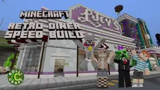 50's Diner Speed Build (Minecraft Time Laps)