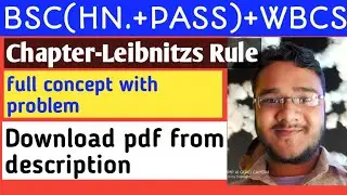 Leibnitzs Rule in bengali/bsc math/wbcs optional math/Diffrential calculus by maity & ghosh