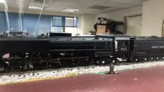 BLI HO scale Paragon 4 UP FEF 843 steam loco test run
