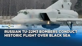 Russia's Tu-22M3 Bomber Fleet Takes Off for Patrol Over Black Sea