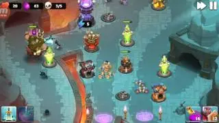 Castle Creeps TD - Chapter 9 Level 35-Avalanche Plaza 3 Stars
