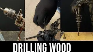 Drilling Wood with a Vintage Hand Drill &ndash; Old Tools in Action!