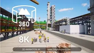 8K 360 Video Panorama 3D ANIMATION FOR FACTORY 2