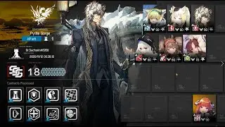 Arknights Contingency Contract #1 Op: Pyrite Day 1 Risk 18 Permamap