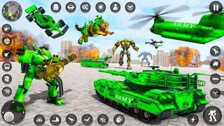 Army Bus Robot Car Game 3d Gameplay #20