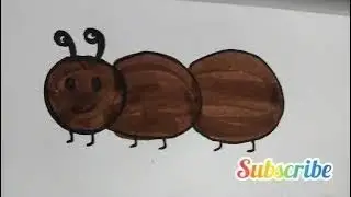 Ant Drawing / Step by step drawing/ Xylo art and craft