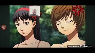 Persona 4 the animation dub funny moments reaction