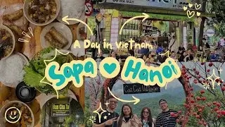Last Day in Sapa Vietnam 🇻🇳 | Cat Cat Village Tour & Bun Cha Ta in Hanoi!