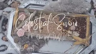 Celestial Snow ~ One card draw ~ P.O.V snowy day.  Your own read. interpret &bull;meditate&bull; reflect