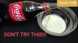 COKE vs. MILK: The SHOCKING Chemical Reaction NO ONE Talks About! 💥🤯 $1000 experiment