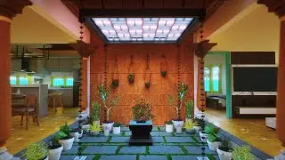 3BHK | Traditional | Home Tour | Unreal Engine 5.7 | Riddha Designs | Courtyard | 4K Animation