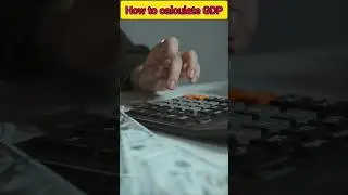 How to calculate GDP| Indian GDP in 2024 - 25  Full Details #gdp #realgdp #economicslowdown Short
