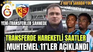 Galatasaray Kayserispor Muhtemel 11’ler Açıklandı! Transferde Onyedika ve Angel Gomes