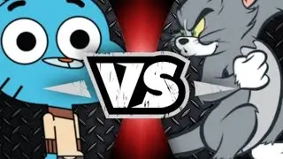 Gumball Watterson VS Tom the Cat | Awesome Cartoon Battles | Swishy Bros