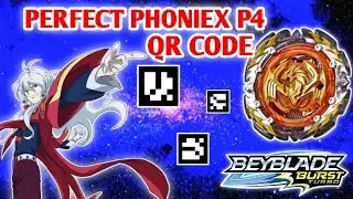 PERFECT PHOENIX P4 QR CODE BEYBLADE BURST TURBO APP !!