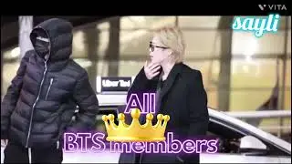 All BTS members 💜👑#saylimane  #bts 