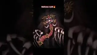 Rangda - Balinese Myth🔥 #shorts #mythology #bali #art #illustration