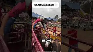This Bull Riding Close Call Will Shock You 😱&rdquo;