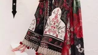 Baroque Luxury Eid Lawn 2025,Faraha Talib Aziz Luxury Eid Lawn 2025 @Monascloset