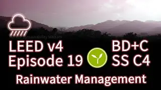 19 LEED SS C4 Управление дождевой водой (BDC v4)