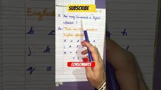 Part-3: Easy way to learn consonents!? #english #forkids #learning
