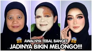 TUTORIAL MAKEUP TEBAL tapi JADI BARBIE ARABIAN (SUPER CANTIK) | MAKEUP PANGLING #3