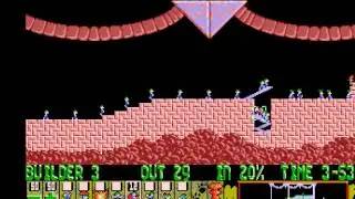 Lemmings - Level 7 - Builders will help you here