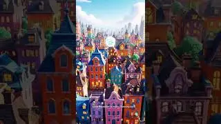 magical colourful city 🌆🏙️✨✨#lilly #wowtoons4 #wowtoons #growth #beautifulcity