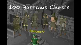 Loot from 100 Barrows Chests OSRS