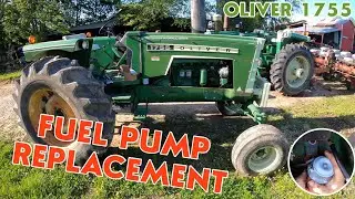 OLIVER 1755 Fuel lift pump replacement