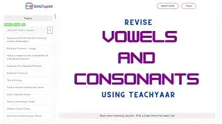 What are vowels and consonants | Revise with TeachYaar