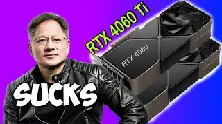 Why Nvidia RTX 4060 Ti & RTX 4060 Suck!