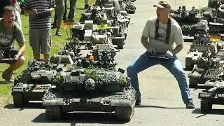 Massive RC Tank Parade! Mini Armor Army on the Move | Panzertreffen Hausen