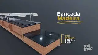 Bancada para Buffet de Self-Service - COZIMAQ