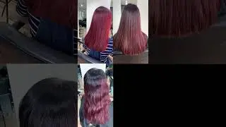 Vivid Red to Spicy Copper! Trust the Process. #colourcorrection #red #colourbuildup #copper