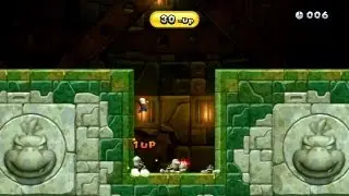 New Super Mario Bros. U -- Three Dry Bones (Gold Medal)