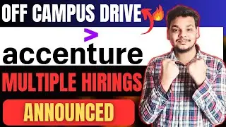 Finally Accenture Off Campus Hiring Announcements | Ridecell , S&P | 2027-2024 Batch | Latest Hiring
