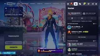 Colocando a fofoca em dia - jogando com amigos - Fortnite PS5