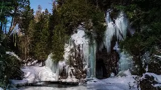 Hike across the Kennebecasis River to Moss Glen Falls