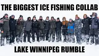 BIGGEST Youtube Ice Fishing Collab ft. @uncutangling @jaysiemens @apbassing
