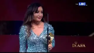 تكريم الفنانة لطيفة في مهرجان ضيافة