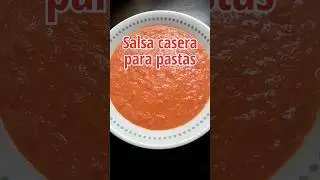 Salsa casera para pastas #cocina #salsa #pasta #recetas