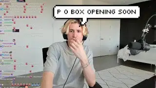 xQc will be opening a PO Box for viewers to send things