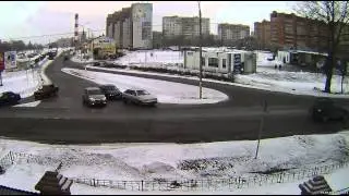 ДТП в Серпухове. Московское ш., перекр. с ул.Новая. 19032013