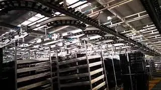 Overhead Conveyor For Production Processes And Storage