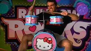 Hello Kitty Drum Set Unboxing w/ My Little Pony Equestria Girls! || Hello Kitty Toys || Konas2002