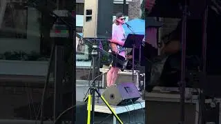 Julian DeMers of Rockcliff band at Taste of Alpharetta playing covers &bull; May 8, 2025